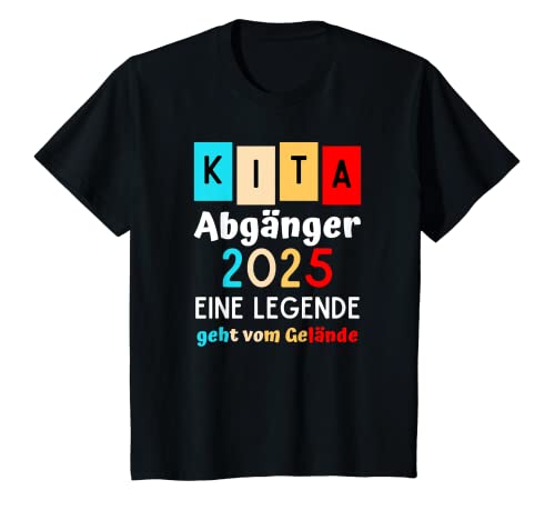 Kinder Kita Abgänger 2025 Schulkind Einschulung Schultüte Schule T-Shirt Kinder Kita Abgänger 2025 Schulkind Einschulung Schultüte Schule T-Shirt von Grundschule, Erstklässler, Schultüte Shop