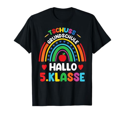Kinder Kita Abgänger 2024 Schulkind Einschulung 5.klasse T-Shirt Kinder Kita Abgänger 2024 Schulkind Einschulung 5.klasse T-Shirt von Grundschule Abschluss Level Grundschule