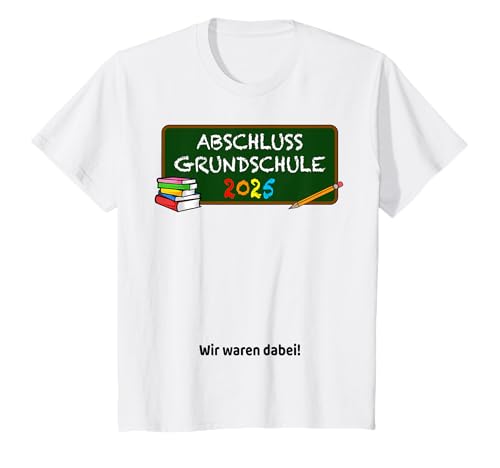 Kinder Abschluss Grundschule 2025 Abschied Schüler T-Shirt Kinder Abschluss Grundschule 2025 Abschied Schüler T-Shirt von Grundschule Gästebuch unterschreiben Andenken