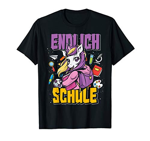 Einhorn Zuckertüten Geschenk für Mädchen Grundschule T-Shirt Einhorn Zuckertüten Geschenk für Mädchen Grundschule T-Shirt von Grundschule T-Shirts & Geschenkideen