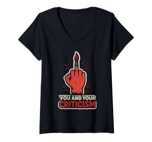 Damen Angry Artist Burnout Humor Creative Rage Art Block T-Shirt T-Shirt mit V-Ausschnitt Damen Angry Artist Burnout Humor Creative Rage Art Block T-Shirt T-Shirt mit V-Ausschnitt von Grunge Creative Chaos Art Block Artist Humor Merch