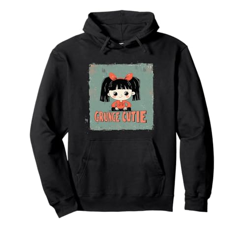 Lustiges Grunge Cutie Girl Pullover Hoodie von Grunge Outfit