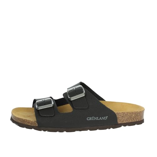 Grunland Doppelschnallen-Slipper | Wird Sein CB1557 Nero 38 von Grunland