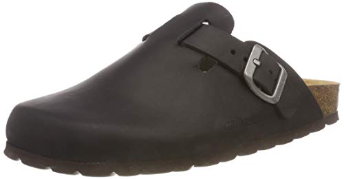 GRUNLAND Damen Sara Dusch-& Badeschuhe, Schwarz (Nero Nero) von GRUNLAND