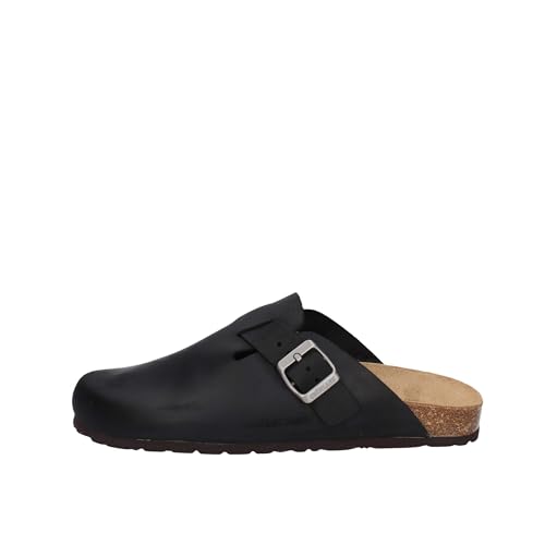 GRUNLAND ROBI CB7034 Schwarze anatomische Herrenhausschuhe mit Lederschnalle geschlossener Zeh 44 GRUNLAND ROBI CB7034 Schwarze anatomische Herrenhausschuhe mit Lederschnalle geschlossener Zeh 44 von GRÜNLAND il benessere è naturale