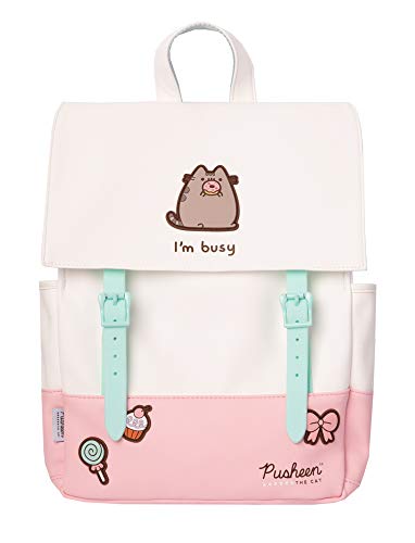 Erik Rucksack - Pusheen Rose Collection Daypack - Pusheen Rucksack - Daypack Rucksack - Daypack Damen - Rucksack Damen - Rucksack Kinder - Sporttasche - Reise Zubehör - Offizielle Lizenz von Grupo Erik