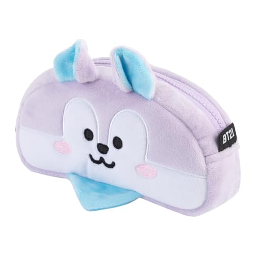 Grupo Erik Plüsch Mäppchen BT21 New Mang 1 Fach - Stift Etui Schule BTS Fanartikel - Federmäppchen Mädchen Schlampermäppchen Offizieller BT21 Merch von Grupo Erik