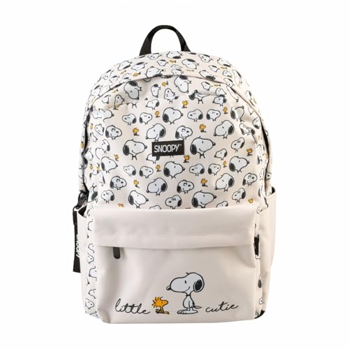 Grupo Erik Rucksack Peanuts Snoopy Moments - Daypack Damen Rucksack Damen Herren oder Kinder - Sporttasche - Reise Zubehör - Offizieller Snoopy Geschenke Fanartikel von Grupo Erik