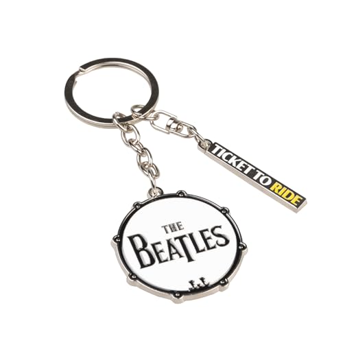 Grupo Erik Schlüsselanhänger Ringe The Beatles Schlüsselring - Offizieller The Beatles Fanartikel Geschenke Männder und Frauen von Grupo Erik