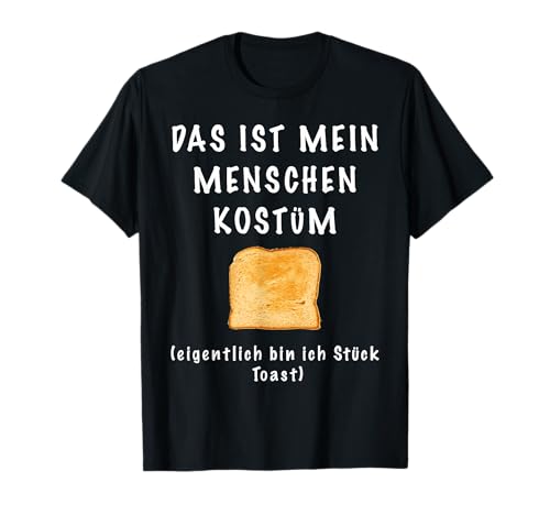Toastbrot Toast Das Ist Mein Kostüm T-Shirt - Gruppenkostüm Toastbrote - Damen, Unisex-Erwachsene - Schwarz - S - Kurzarm - T-Shirt - Karneval, Junggesellenabschied, Geburtstag, Weihnachten Toastbrot Toast Das Ist Mein Kostüm T-Shirt - Gruppenkostüm Toastbrote - Damen, Unisex-Erwachsene - Schwarz - S - Kurzarm - T-Shirt - Karneval, Junggesellenabschied, Geburtstag, Weihnachten von Gruppenkostüm Toastbrote