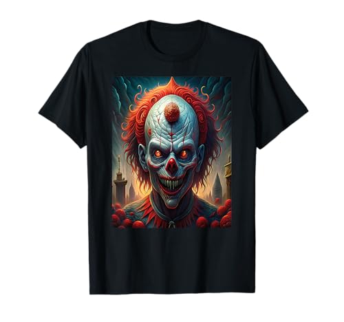 Halloween Party Kostüm Herren & Damen Horror Clown T-Shirt Halloween Party Kostüm Herren & Damen Horror Clown T-Shirt von Grusel Halloween Kostüm Zombie outfit Deko