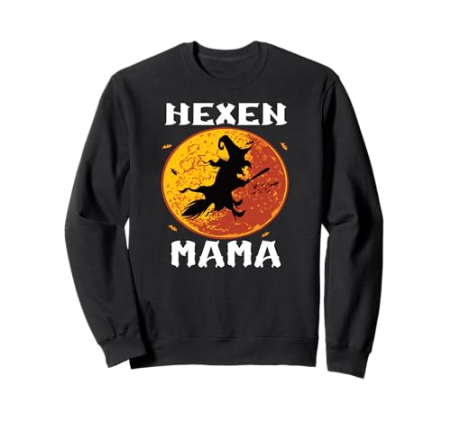 Mama Hexe Halloween Kostüm Damen Mutter Hexen Sweatshirt von Gruselige Familien Gruppen Halloween Hexen Kostüme