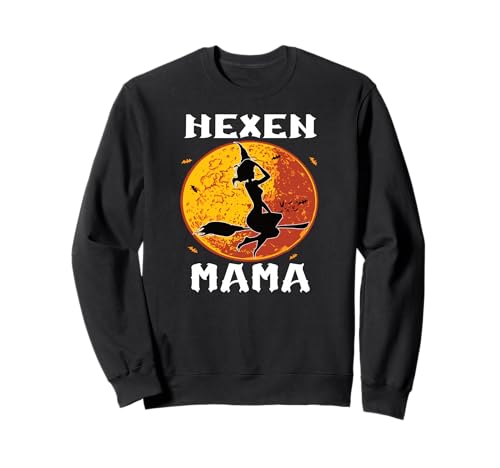 Mama Hexe Halloween Kostüm Damen Mutter Hexen Sweatshirt von Gruselige Familien Gruppen Halloween Hexen Kostüme