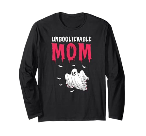 Unheimliche Halloween Mama Spukgeist Spaß Langarmshirt Unheimliche Halloween Mama Spukgeist Spaß Langarmshirt von Gruselige Mutterliebe mit Humor