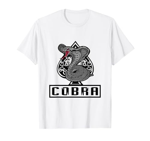 Cooles Cobra Schlange T Shirt - Geschenk Männer Frauen Kind T-Shirt von Gruseliges Skelett Shirt für Horror & Cobra Fans