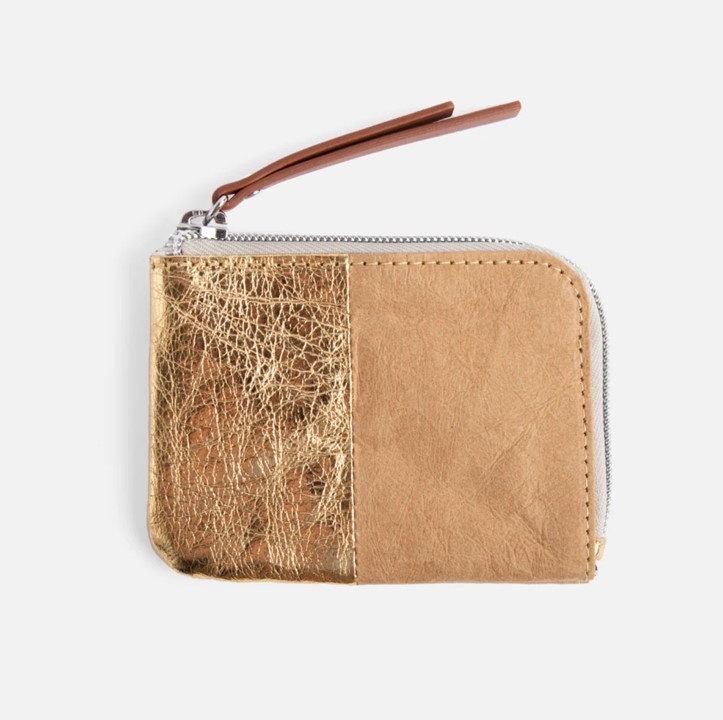 Mini-Geldbörse | Gold/Kraft Mini-Geldbörse | Gold/Kraft von GrussWerk