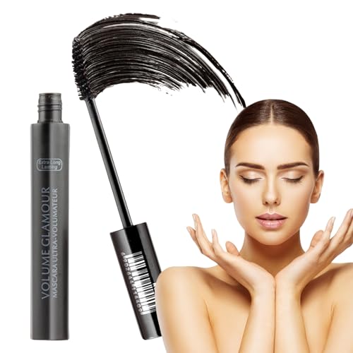 Curling-Mascara,Nicht klebende und langanhaltende Wimpern-Volumen-Mascara - Gesichts-Make-up für Zuhause, Reisen, Treffen, Arbeiten, Dating, Bars Gruwkue von Gruwkue