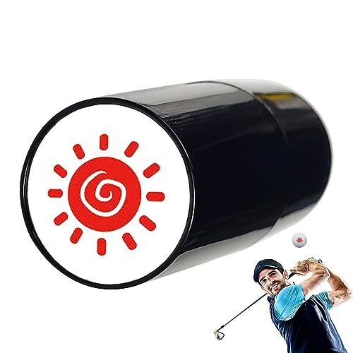 Golfball-Stempelmarker,Stempel zum Markieren von Golfbällen - Tragbarer und wiederverwendbarer Golf-Shamrock-Ballstempel, Golfzubehör für Anfänger, Kinder, Erwachsene und Golfer Gruwkue von Gruwkue