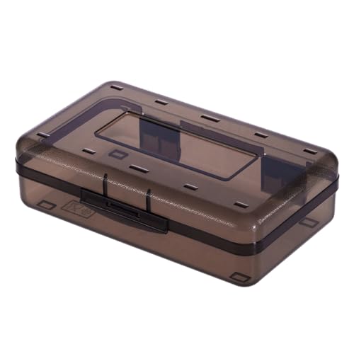 Gruwkue Organisiertes Federmäppchen, Federmäppchen-Organizer | Aufbewahrungsbox für Schreibwaren, durchsichtiges Stiftetui | Ästhetische Aufbewahrungsbox für Schreibwaren, tragbare Aufbewahrungsbox von Gruwkue