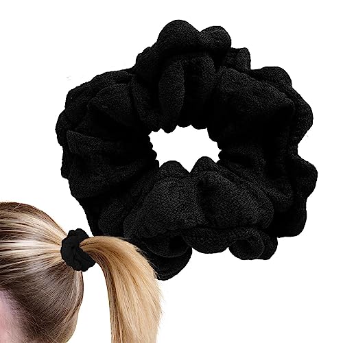 Gruwkue Scrunchies Haargummis,Haargummis für dickes Haar,Hoher Pferdeschwanz-Haargummi, Haargummis und -bänder | Weihnachtsgeschenk, Haarschmuck, Retro-Haargummis für Frauen und Mädchen mit dickem von Gruwkue