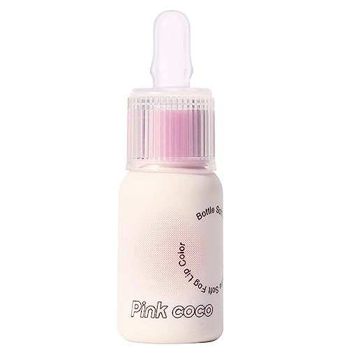 Lipöl-Glanz, Mirror Glaze Plumping Milk Bottle Shape Feuchtigkeitsspendendes Lippenöl, Glänzende Lippen Praller, Langanhaltende Kosmetik, Lippenflecken-Tönung Für Mädchen Und Frauen von Gruwkue