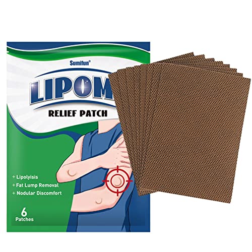 Lipom-Entfernungspflaster, 6 Stück Lymph-Kräuteraufkleber Für Männer Und Frauen, Für Den Körper, Natürliche, Rein Pflanzliche Lipom-Klumpen-Entfernungspflaster von Gruwkue