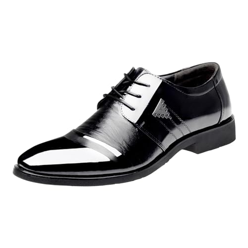 Gsheocm Herren Business Schuhe Und Schuhe Pointed Style Herren Klassisch Business Casual Herren Lederschuhe Schuhe Für Herren Slipper von Gsheocm
