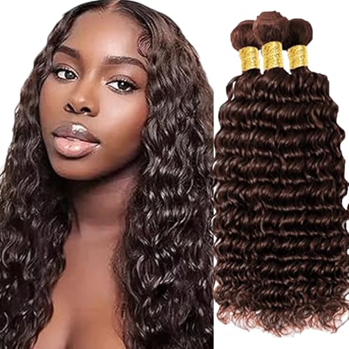 Gsoroel 28 30 32 Inch Deep Wave Bundles Human Hair Extension Unprocessed Menschliches Haar #4 Chocolate Brown Brazilian Virgin Hair Minimal Shedding For Women 3 Bundles Total 300g Gsoroel 28 30 32 Inch Deep Wave Bundles Human Hair Extension Unprocessed Menschliches Haar #4 Chocolate Brown Brazilian Virgin Hair Minimal Shedding For Women 3 Bundles Total 300g von Gsoroel