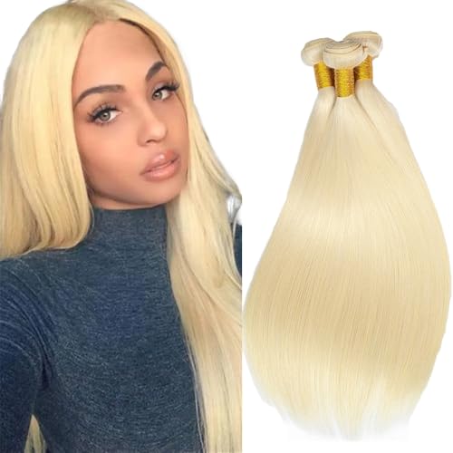 Gsoroel 28 30 32 Zoll Straight Bundles Human Hair Extension Unprocessed Menschliches Haar #613 Light Blonde Brazilian Virgin Hair Minimal Shedding For Women 3 Bundles Total 300g Gsoroel 28 30 32 Zoll Straight Bundles Human Hair Extension Unprocessed Menschliches Haar #613 Light Blonde Brazilian Virgin Hair Minimal Shedding For Women 3 Bundles Total 300g von Gsoroel