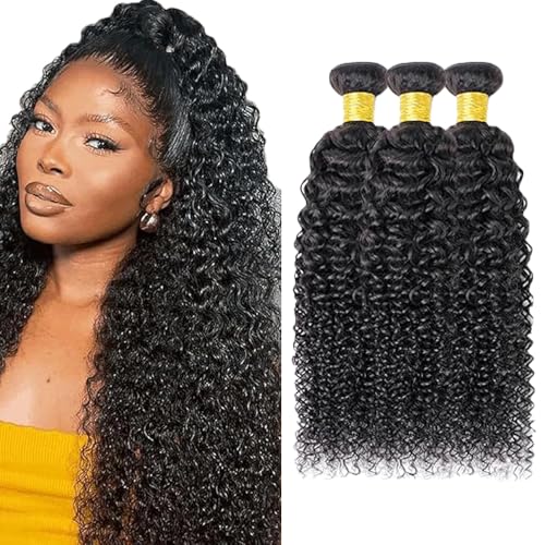 Gsoroel 30 32 34 Inch Kinky Curly Bundles Human Hair Extension Unprocessed Menschliches Haar 1B Natural Black Brazilian Virgin Hair Minimal Shedding For Women 3 Bundles Total 300g Gsoroel 30 32 34 Inch Kinky Curly Bundles Human Hair Extension Unprocessed Menschliches Haar 1B Natural Black Brazilian Virgin Hair Minimal Shedding For Women 3 Bundles Total 300g von Gsoroel