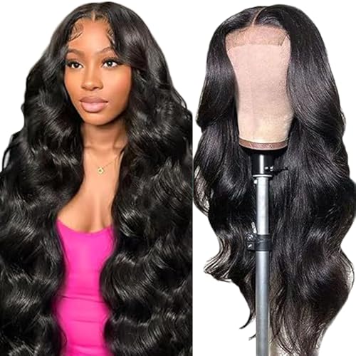 Gsoroel 4x1 Lace Front Human Hair Wig Body Wave Glueless Wig Swiss Lace 1B Natural Black Color 150% Density Brazilian Virgin Menschliches Haar Pre Plucked With Baby Hair For Women 18 Inch Gsoroel 4x1 Lace Front Human Hair Wig Body Wave Glueless Wig Swiss Lace 1B Natural Black Color 150% Density Brazilian Virgin Menschliches Haar Pre Plucked With Baby Hair For Women 18 Inch von Gsoroel