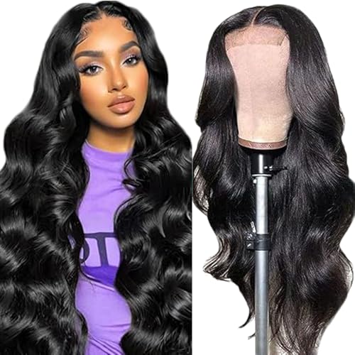 Gsoroel 4x1 Lace Front Human Hair Wig Body Wave Glueless Wig Swiss Lace 1B Natural Black Color 150% Density Brazilian Virgin Menschliches Haar Pre Plucked With Baby Hair For Women 22 Inch Gsoroel 4x1 Lace Front Human Hair Wig Body Wave Glueless Wig Swiss Lace 1B Natural Black Color 150% Density Brazilian Virgin Menschliches Haar Pre Plucked With Baby Hair For Women 22 Inch von Gsoroel