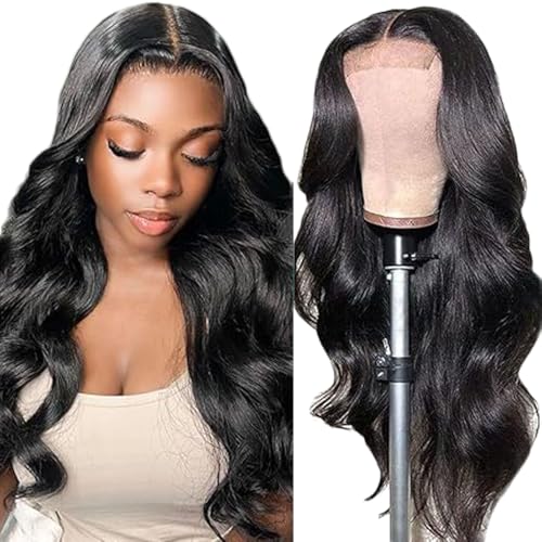 Gsoroel 4x1 Lace Front Human Hair Wig Body Wave Glueless Wig Swiss Lace 1B Natural Black Color 150% Density Brazilian Virgin Menschliches Haar Pre Plucked With Baby Hair For Women 26 Inch Gsoroel 4x1 Lace Front Human Hair Wig Body Wave Glueless Wig Swiss Lace 1B Natural Black Color 150% Density Brazilian Virgin Menschliches Haar Pre Plucked With Baby Hair For Women 26 Inch von Gsoroel