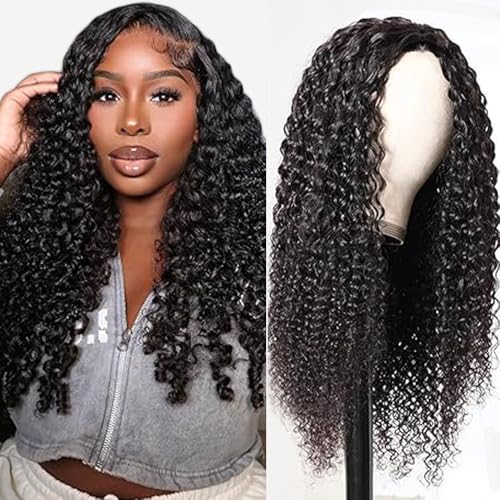 Gsoroel 4x1 Lace Front Human Hair Wig Kinky Curly Glueless Wig Swiss Lace 1B Natural Black Color 150% Density Brazilian Virgin Menschliches Haar Pre Plucked With Baby Hair For Women 14 Inch Gsoroel 4x1 Lace Front Human Hair Wig Kinky Curly Glueless Wig Swiss Lace 1B Natural Black Color 150% Density Brazilian Virgin Menschliches Haar Pre Plucked With Baby Hair For Women 14 Inch von Gsoroel