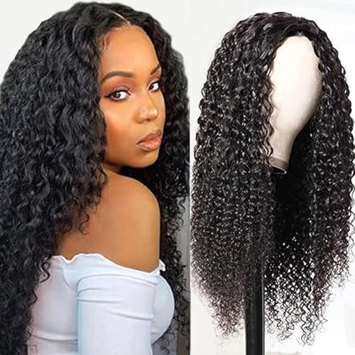 Gsoroel 4x1 Lace Front Human Hair Wig Kinky Curly Glueless Wig Swiss Lace 1B Natural Black Color 150% Density Brazilian Virgin Menschliches Haar Pre Plucked With Baby Hair For Women 32 Inch Gsoroel 4x1 Lace Front Human Hair Wig Kinky Curly Glueless Wig Swiss Lace 1B Natural Black Color 150% Density Brazilian Virgin Menschliches Haar Pre Plucked With Baby Hair For Women 32 Inch von Gsoroel