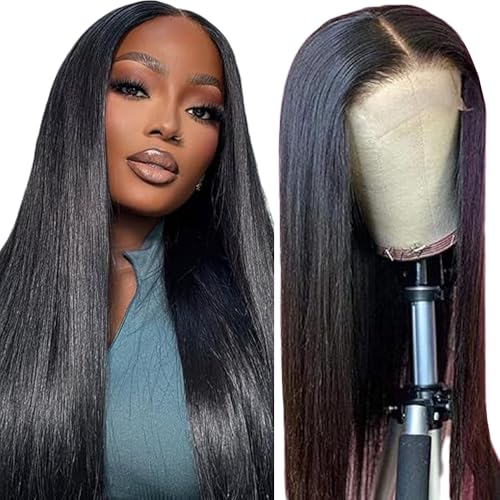 Gsoroel 4x1 Lace Front Human Hair Wig Straight Glueless Wig Swiss Lace 1B Natural Black Color 150% Density Brazilian Virgin Menschliches Haar Pre Plucked With Baby Hair For Women 16 Inch Gsoroel 4x1 Lace Front Human Hair Wig Straight Glueless Wig Swiss Lace 1B Natural Black Color 150% Density Brazilian Virgin Menschliches Haar Pre Plucked With Baby Hair For Women 16 Inch von Gsoroel