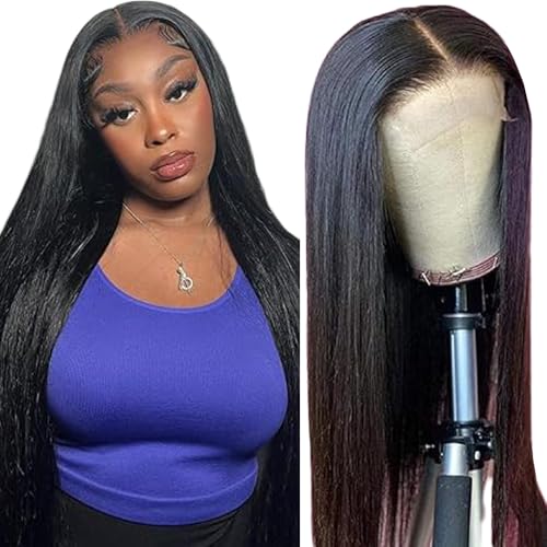 Gsoroel 4x1 Lace Front Human Hair Wig Straight Glueless Wig Swiss Lace 1B Natural Black Color 150% Density Brazilian Virgin Menschliches Haar Pre Plucked With Baby Hair For Women 20 Inch Gsoroel 4x1 Lace Front Human Hair Wig Straight Glueless Wig Swiss Lace 1B Natural Black Color 150% Density Brazilian Virgin Menschliches Haar Pre Plucked With Baby Hair For Women 20 Inch von Gsoroel