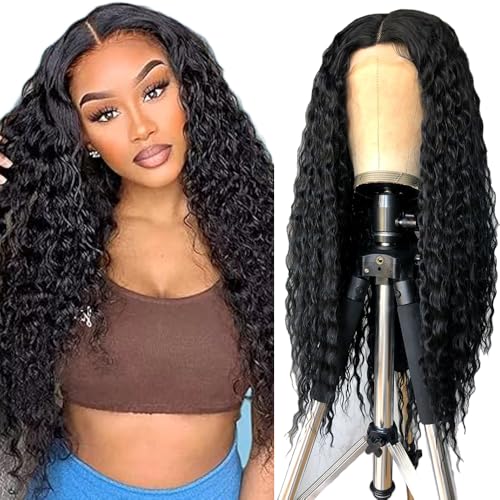 Gsoroel 4x1 Lace Front Human Hair Wig Water Wave Glueless Wig Swiss Lace 1B Natural Black Color 150% Density Brazilian Virgin Menschliches Haar Pre Plucked With Baby Hair For Women 22 Inch Gsoroel 4x1 Lace Front Human Hair Wig Water Wave Glueless Wig Swiss Lace 1B Natural Black Color 150% Density Brazilian Virgin Menschliches Haar Pre Plucked With Baby Hair For Women 22 Inch von Gsoroel