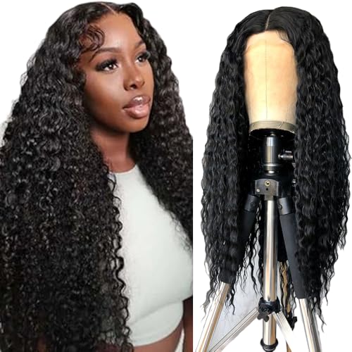 Gsoroel 4x1 Lace Front Human Hair Wig Water Wave Glueless Wig Swiss Lace 1B Natural Black Color 150% Density Brazilian Virgin Menschliches Haar Pre Plucked With Baby Hair For Women 32 Inch Gsoroel 4x1 Lace Front Human Hair Wig Water Wave Glueless Wig Swiss Lace 1B Natural Black Color 150% Density Brazilian Virgin Menschliches Haar Pre Plucked With Baby Hair For Women 32 Inch von Gsoroel