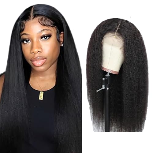 Gsoroel 4x1 Lace Front Human Hair Wig Yaki Straight Glueless Wig Swiss Lace 1B Natural Black Color 150% Density Brazilian Virgin Menschliches Haar Pre Plucked With Baby Hair For Women 14 Inch Gsoroel 4x1 Lace Front Human Hair Wig Yaki Straight Glueless Wig Swiss Lace 1B Natural Black Color 150% Density Brazilian Virgin Menschliches Haar Pre Plucked With Baby Hair For Women 14 Inch von Gsoroel