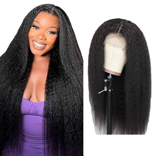 Gsoroel 4x1 Lace Front Human Hair Wig Yaki Straight Glueless Wig Swiss Lace 1B Natural Black Color 150% Density Brazilian Virgin Menschliches Haar Pre Plucked With Baby Hair For Women 16 Inch Gsoroel 4x1 Lace Front Human Hair Wig Yaki Straight Glueless Wig Swiss Lace 1B Natural Black Color 150% Density Brazilian Virgin Menschliches Haar Pre Plucked With Baby Hair For Women 16 Inch von Gsoroel