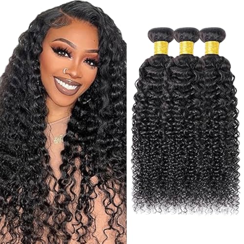Gsoroel Kinky Curly Bundles Human Hair Extension 100% Unprocessed Menschliches Haar 1B Natural Black Echthaar Perücke Brazilian Virgin Hair No Tangle For Women 3 Bundles Total 300g 18 20 22 Inch Gsoroel Kinky Curly Bundles Human Hair Extension 100% Unprocessed Menschliches Haar 1B Natural Black Echthaar Perücke Brazilian Virgin Hair No Tangle For Women 3 Bundles Total 300g 18 20 22 Inch von Gsoroel