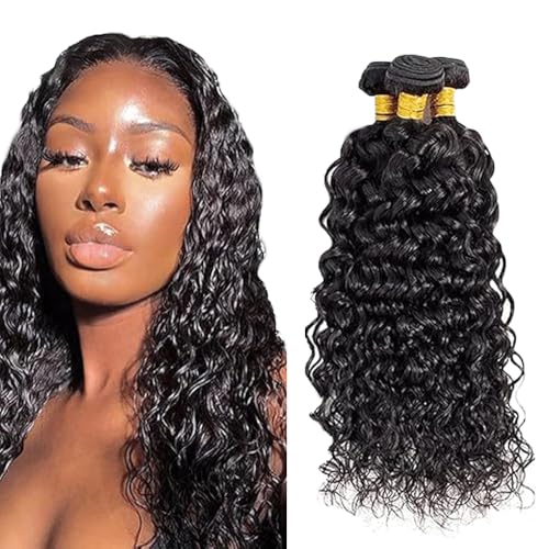 Gsoroel Water Wave Bundles Human Hair Extension Unprocessed Menschliches Haar #1B Natural Black Brazilian Virgin Hair Minimal Shedding For Women 3 Bundles Total 300g 12 14 16 Zoll Gsoroel Water Wave Bundles Human Hair Extension Unprocessed Menschliches Haar #1B Natural Black Brazilian Virgin Hair Minimal Shedding For Women 3 Bundles Total 300g 12 14 16 Zoll von Gsoroel