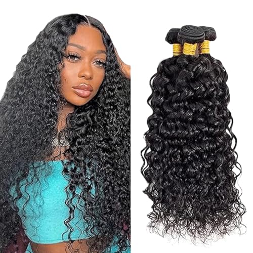 Gsoroel Water Wave Bundles Human Hair Extension Unprocessed Menschliches Haar #1B Natural Black Brazilian Virgin Hair Minimal Shedding For Women 3 Bundles Total 300g 20 22 24 Zoll Gsoroel Water Wave Bundles Human Hair Extension Unprocessed Menschliches Haar #1B Natural Black Brazilian Virgin Hair Minimal Shedding For Women 3 Bundles Total 300g 20 22 24 Zoll von Gsoroel