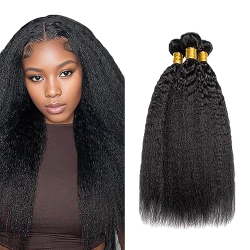 Gsoroel Yaki Straight Bundles Human Hair Extension Unprocessed Menschliches Haar 1B Natural Black Echthaar Perücke Brazilian Virgin Hair Minimal Tangle For Women 3 Bundles Total 300g 20 22 24 Zoll Gsoroel Yaki Straight Bundles Human Hair Extension Unprocessed Menschliches Haar 1B Natural Black Echthaar Perücke Brazilian Virgin Hair Minimal Tangle For Women 3 Bundles Total 300g 20 22 24 Zoll von Gsoroel