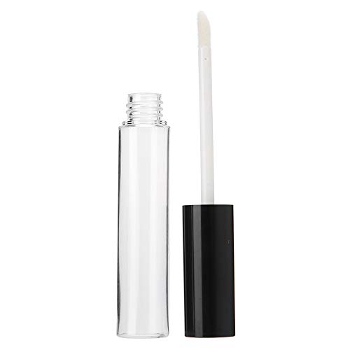 25 pcs leerer Lipglossrohr, 10 ml transparente nachfüllbare Lippenbalsamflasche Lippenstift Probenbehälter mit Zauberstab für Mädchen DIY Lippenstiftproben von Gsycle