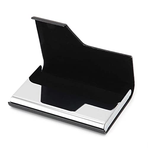 Gsycle Visitenkartenhalter aus Edelstahl, schlanker Name Flip Cover Card Wallet Quittungshalter für Männer und Frauen von Gsycle