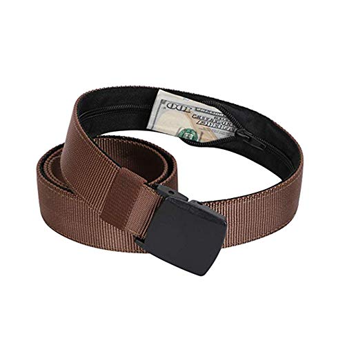 Gtagain Geldgürtel Geheimfach Gürtel Geldversteck - Damen Herren Reisegürtel Reise Gürtel Geldgürtel Sportgürtel Geldversteck Tresorgürtel von Gtagain