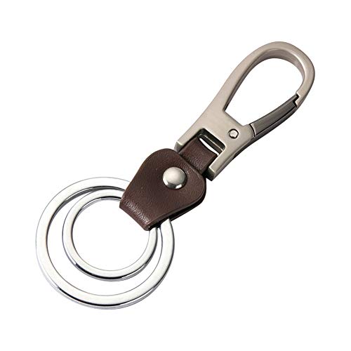 Gtagain Leder Schlüsselbund Auto Schlüsselring Damen Herren Schlüsselanhänger Halter Clip an Gürtel Schlaufen Hosen Schnalle Langlebig von Gtagain
