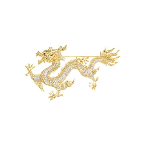 Drache Brosche Design Luxus Tier Anstecknadel Anzug Dekoration Schmuck Accessoire von Gu Feng